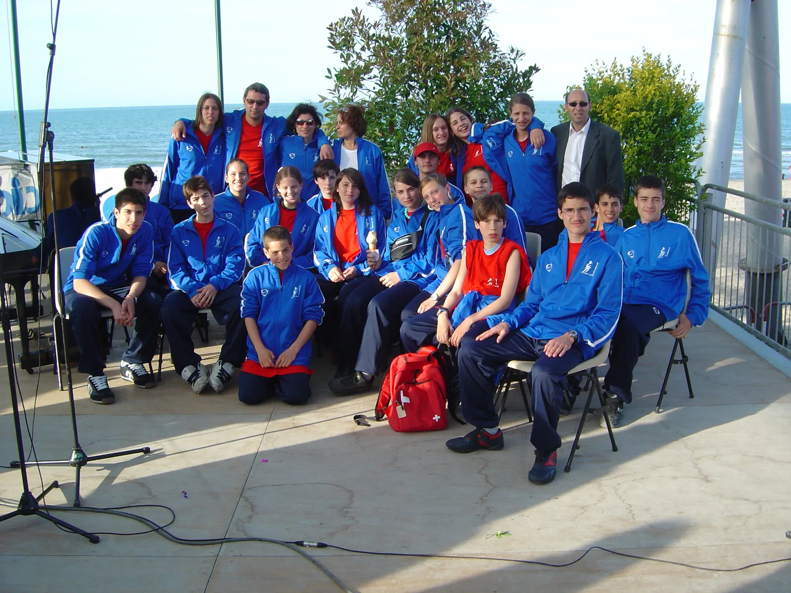 Giochi Sportivi Studenteschi 2004, trasferta in Italia