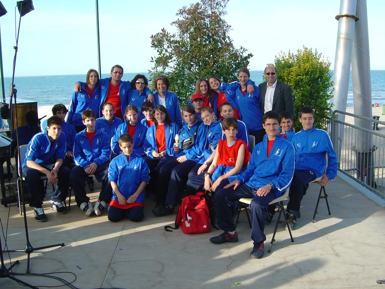 Giochi Sportivi Studenteschi 2004, trasferta in Italia
