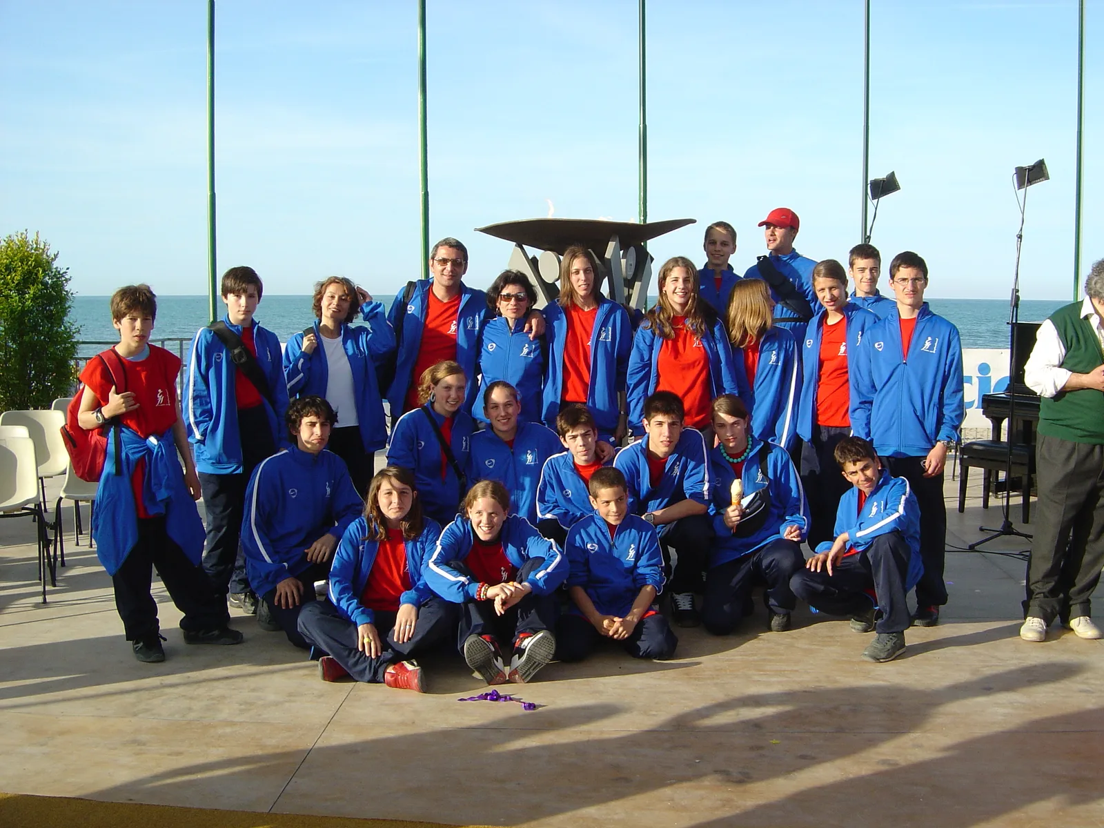 Giochi Sportivi Studenteschi 2004, trasferta in Italia