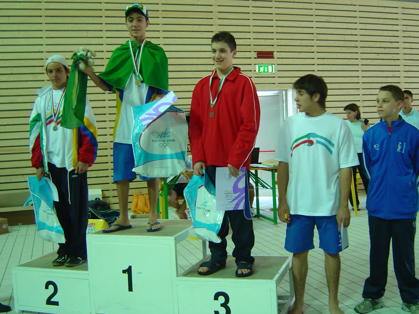 Giochi Sportivi Studenteschi 2004, trasferta in Italia