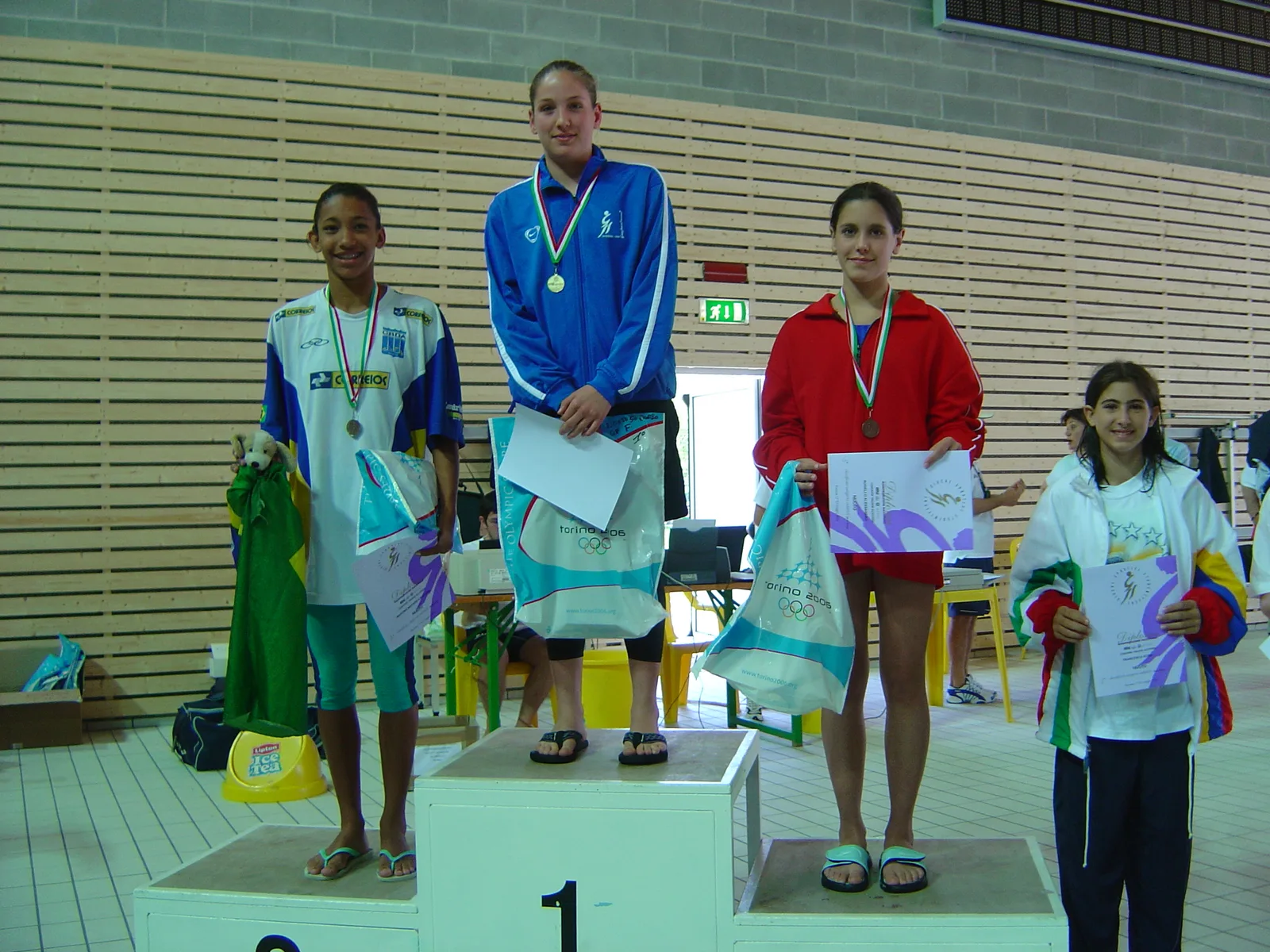 Giochi Sportivi Studenteschi 2004, trasferta in Italia