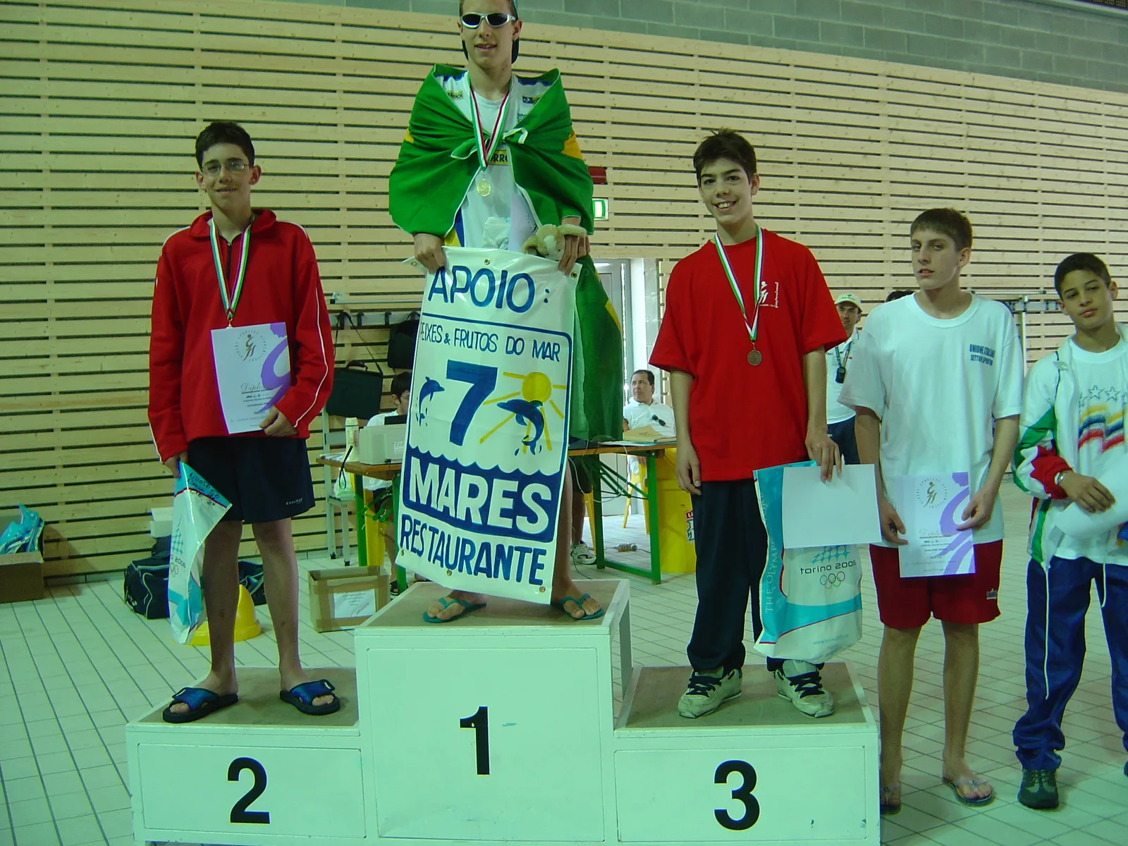 Giochi Sportivi Studenteschi 2004, trasferta in Italia