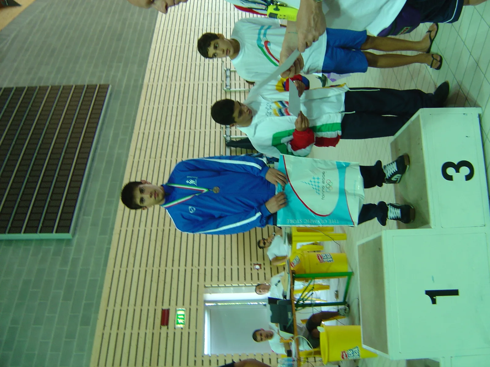 Giochi Sportivi Studenteschi 2004, trasferta in Italia