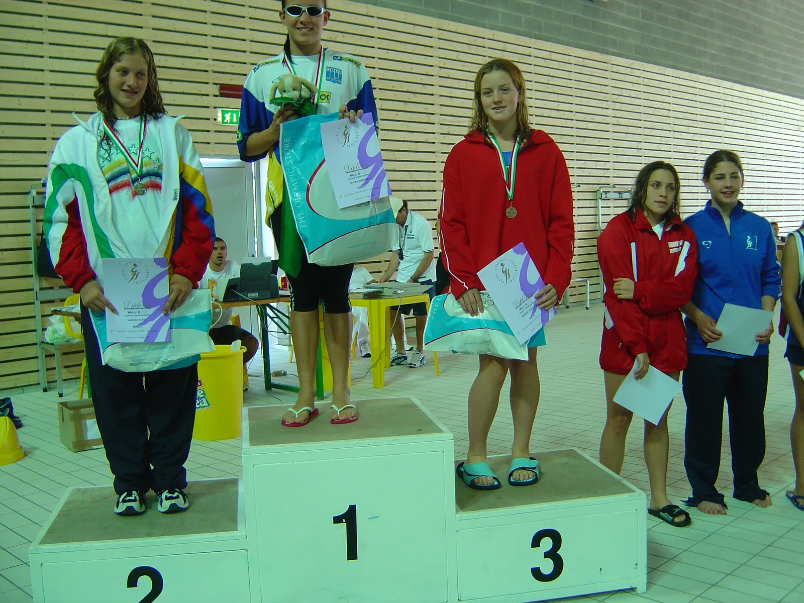 Giochi Sportivi Studenteschi 2004, trasferta in Italia