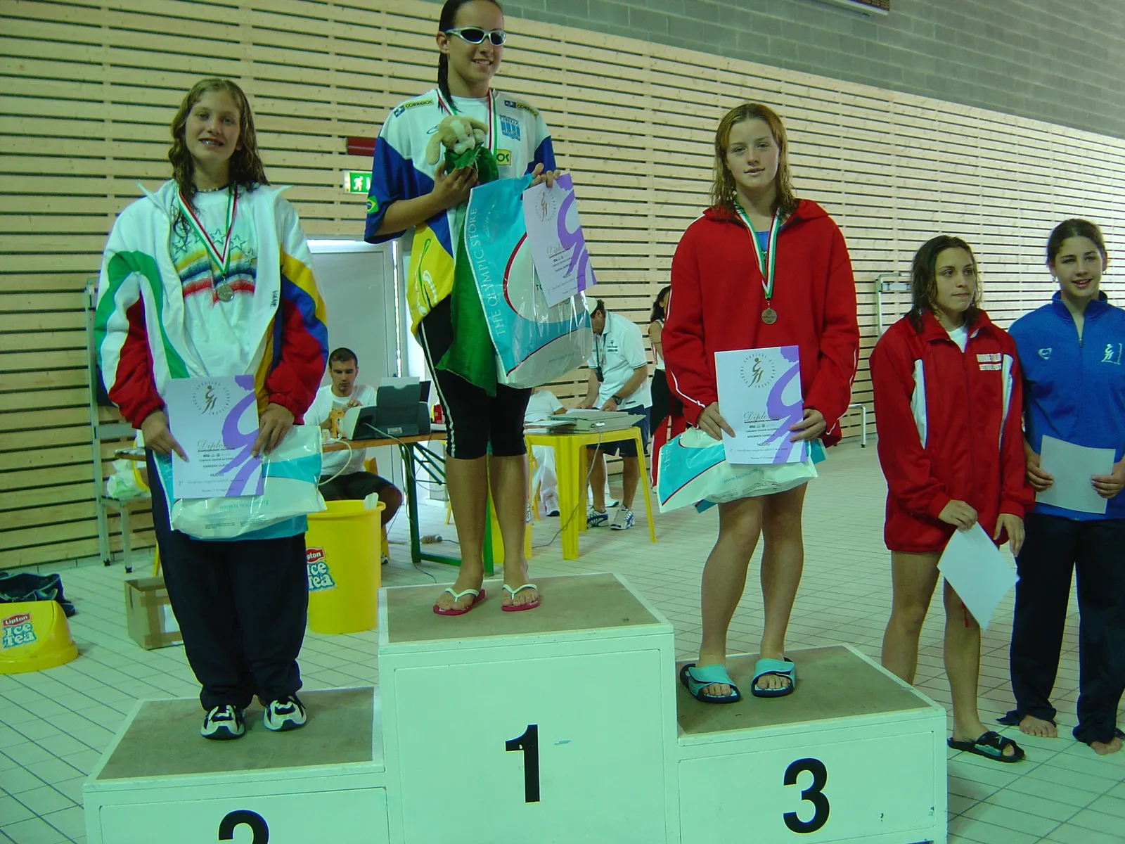 Giochi Sportivi Studenteschi 2004, trasferta in Italia