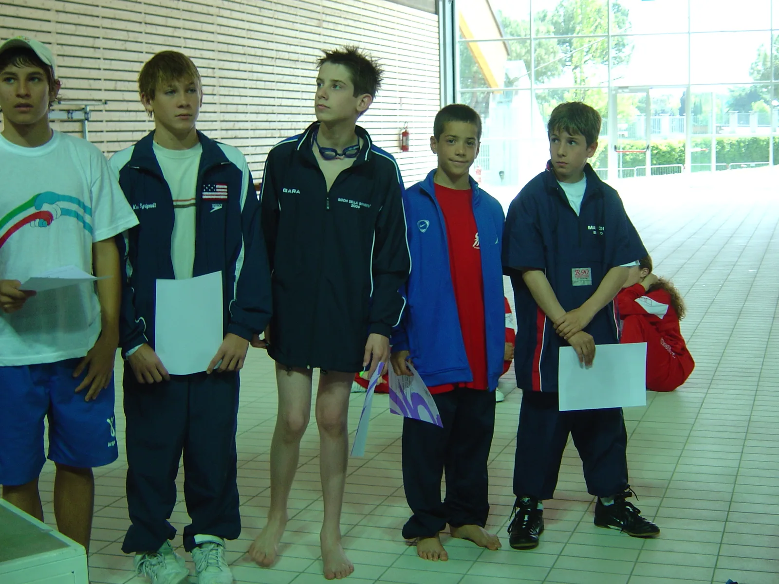 Giochi Sportivi Studenteschi 2004, trasferta in Italia