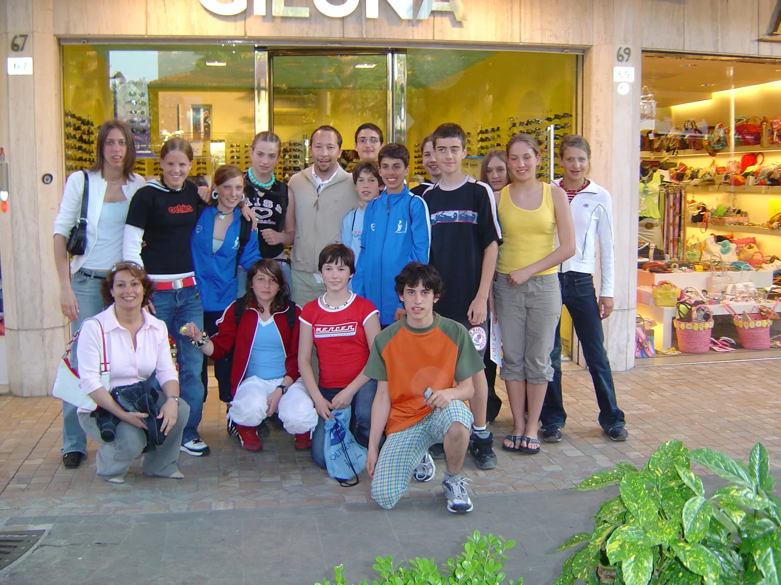 Giochi Sportivi Studenteschi 2004, trasferta in Italia